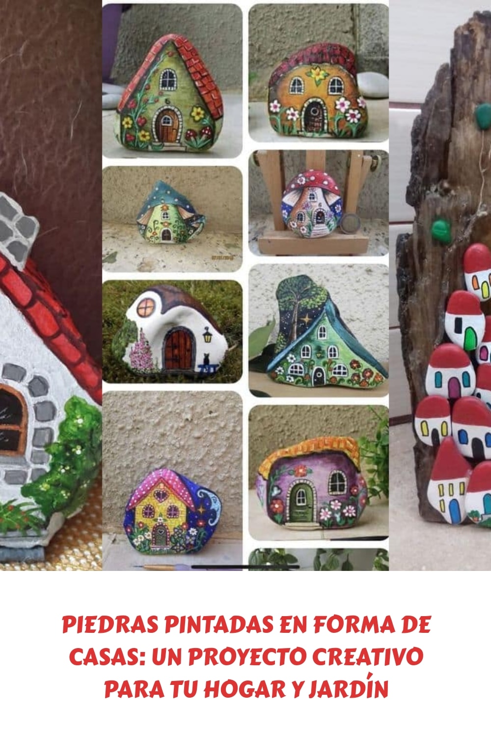 Piedras Pintadas en Forma de Casas Un Proyecto Creativo para tu Hogar y Jardin generated pin 12520