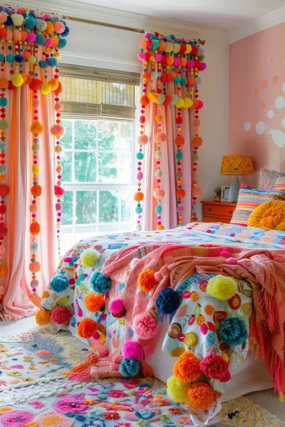 decoracion de dormitorio hippie 6