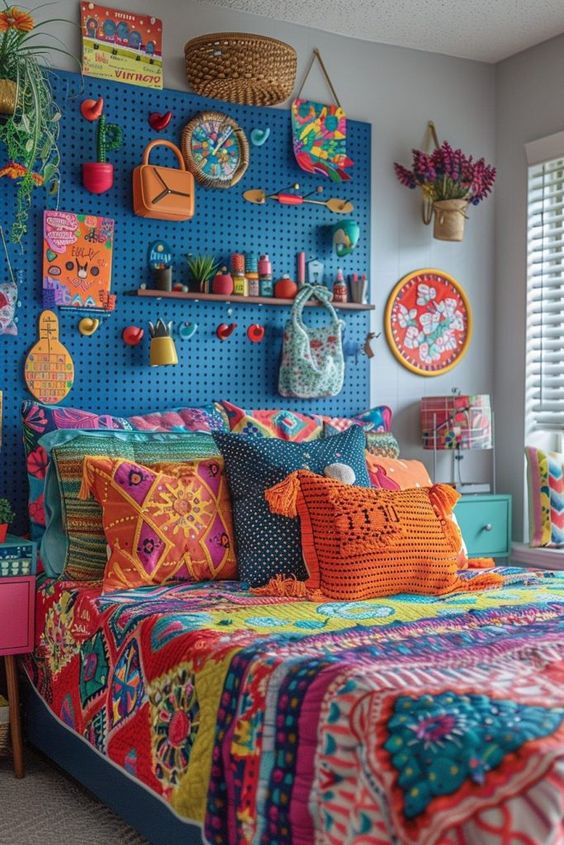 decoracion de dormitorio hippie 8