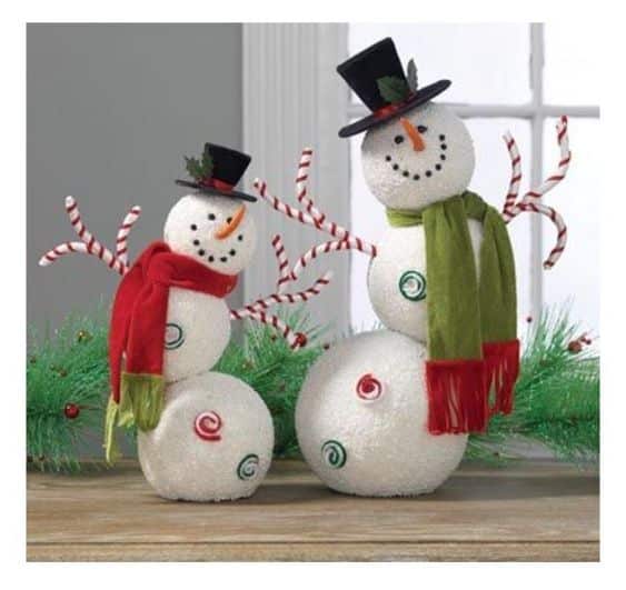 decoraciones navidenas con bolas de poliestireno 5