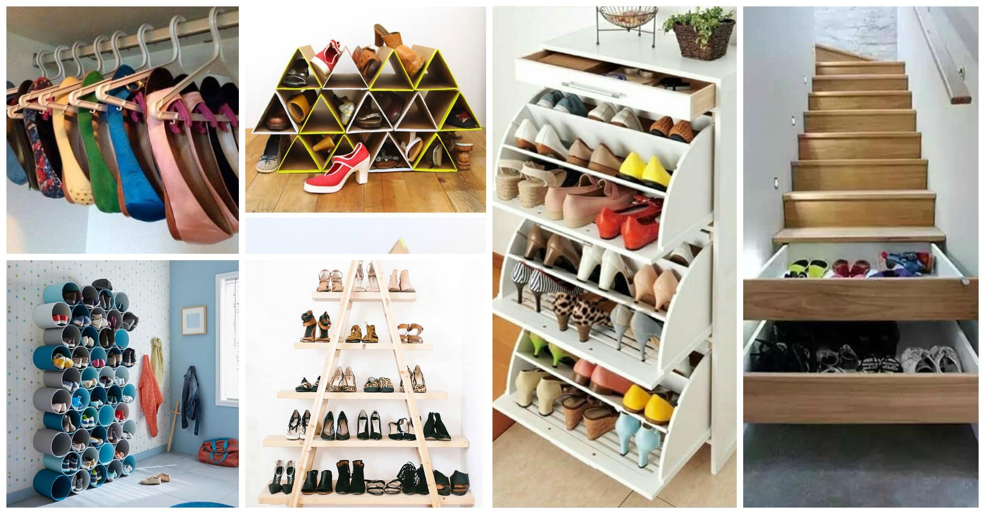 Ideas de decoración para organizar tus zapatos