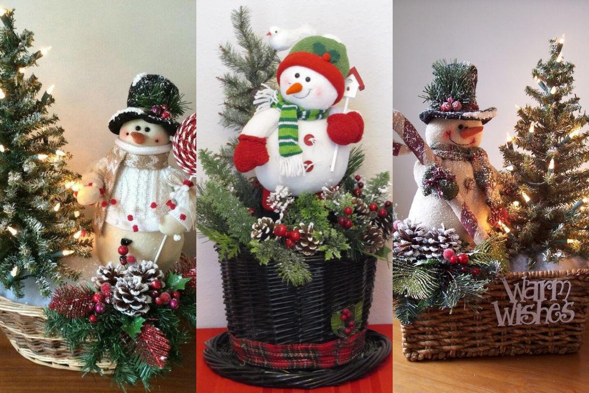 ideas para decorar con cestas en navidad 10