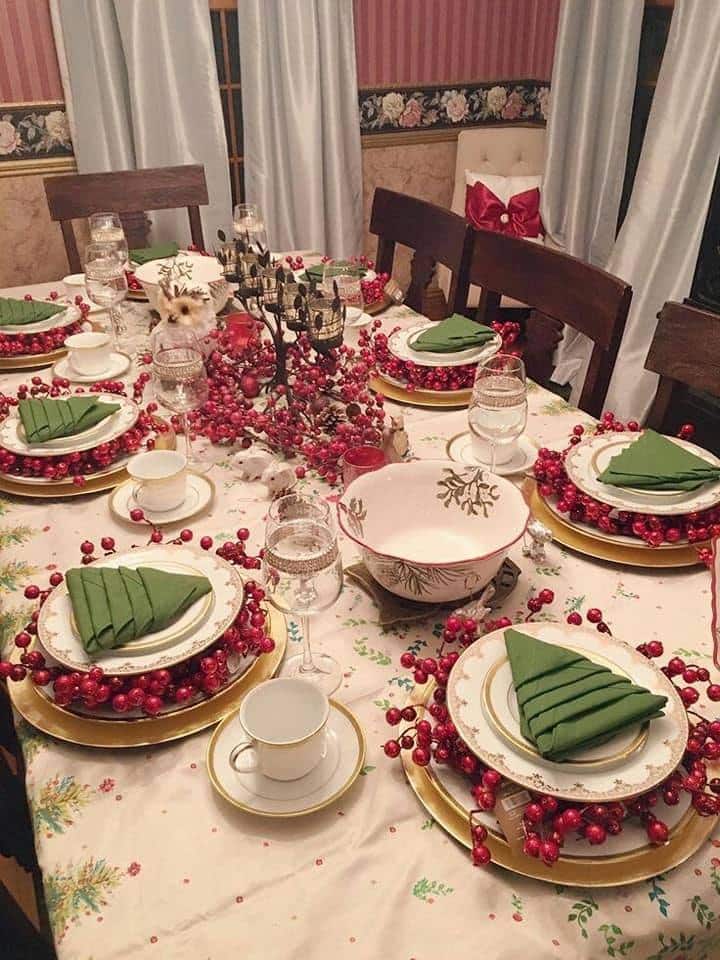 ideas para decorar tu mesa de navidad