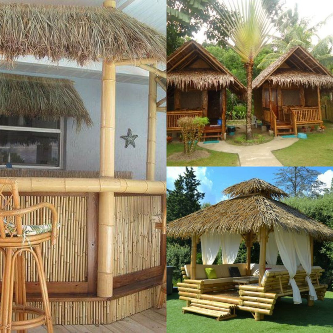 kioscos para tu patio con hojas de palma 10