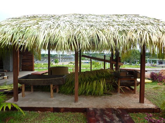 kioscos para tu patio con hojas de palma 2