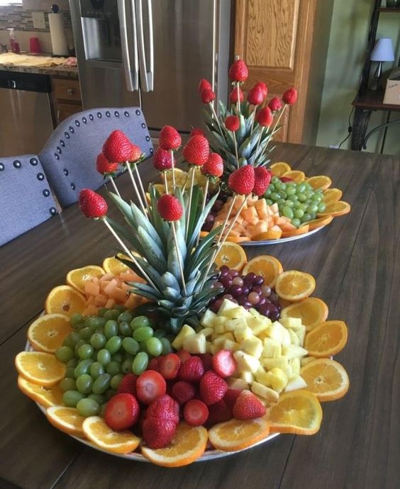 mesa de frutas decoradas 5